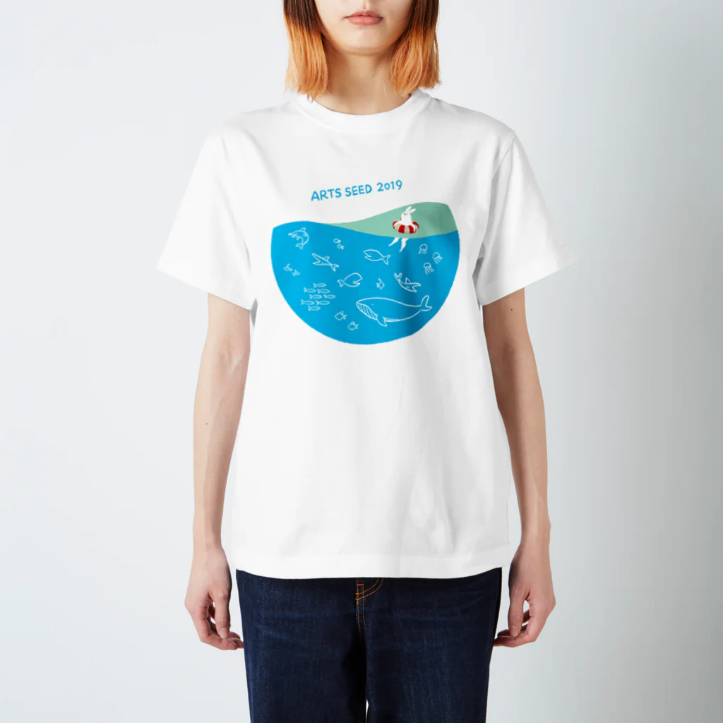 ARTS SEED OKITAMA 2019のASO2019×タドリ 海！ スタンダードTシャツ