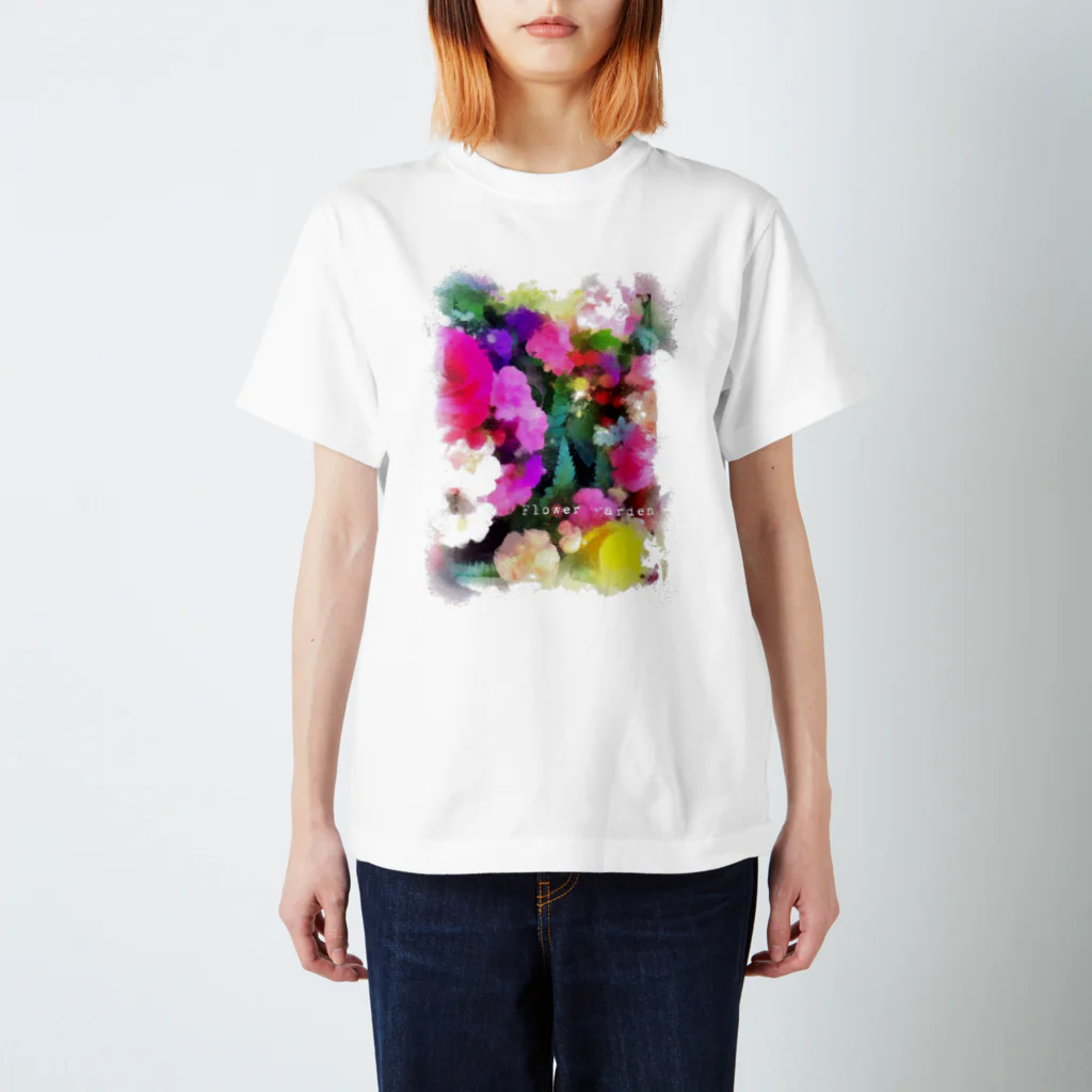 Blue roes tea*のFlower garden Regular Fit T-Shirt