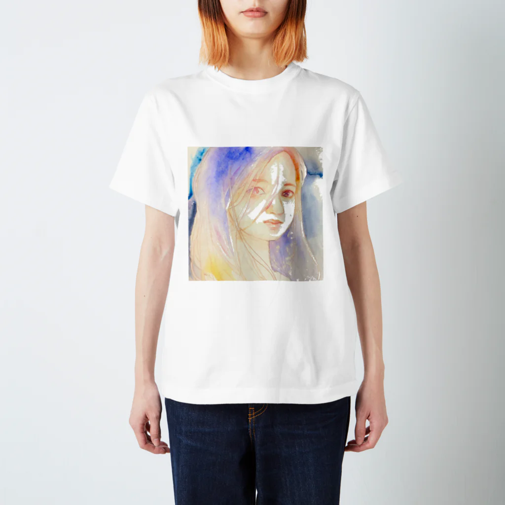 yui.nのおぼろな少女 スタンダードTシャツ