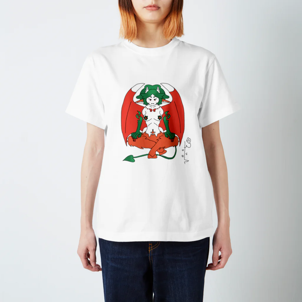 ベネ👾クラゲマン👾のアクマ系女子 スタンダードTシャツ