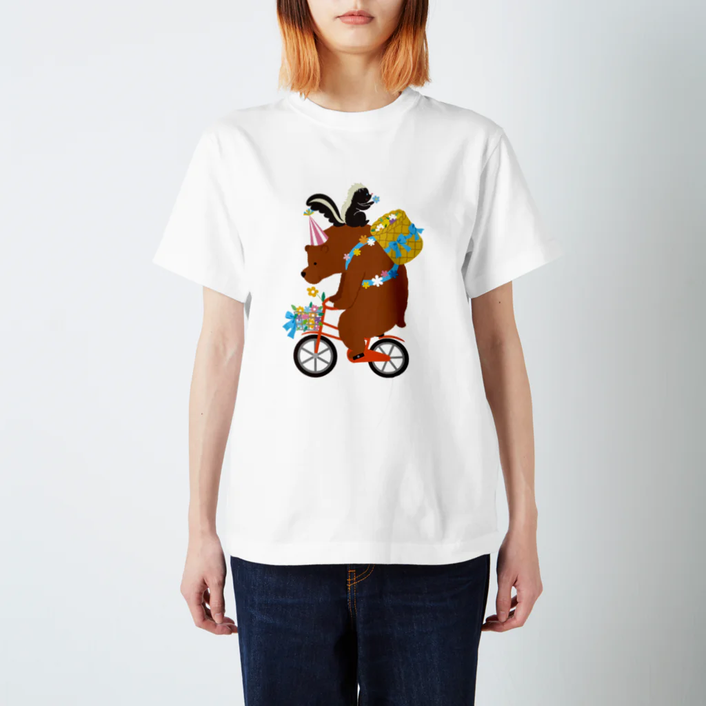 tomocco shopのくまサーカス スタンダードTシャツ