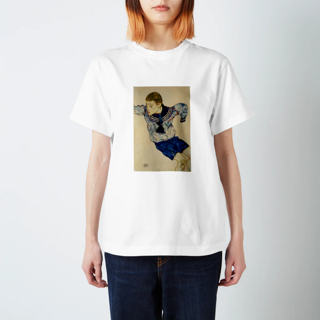 Art Baseのエゴン・シーレ / 1913 / Boy in a Sailor Suit / Egon Schiele スタンダードTシャツ