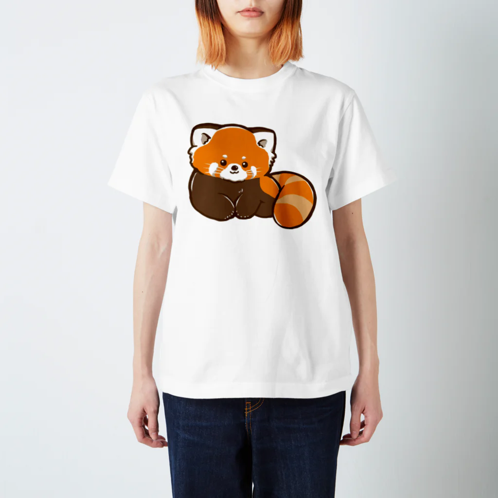 もんもんのレッサーパンダの赤ちゃん スタンダードTシャツ