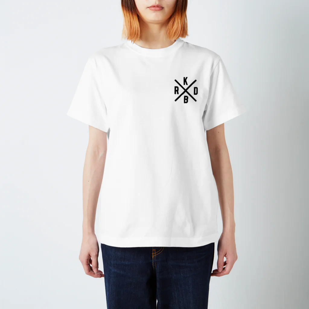 KAMIKAZE BADASS ROLLER DERBY TOKYOのWhite logo strong is the new kawaii Regular Fit T-Shirt