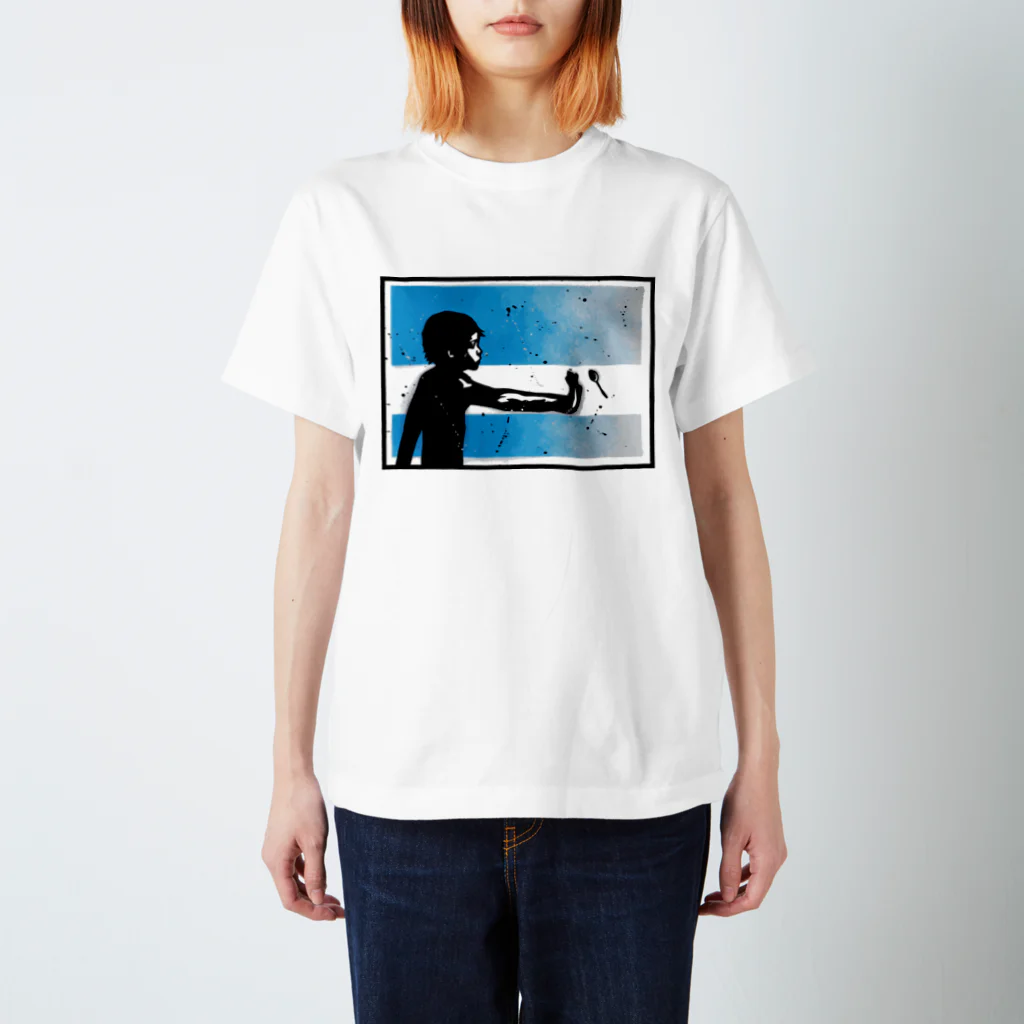 irosocagoodsのスプーンはまだ曲げられない スタンダードTシャツ