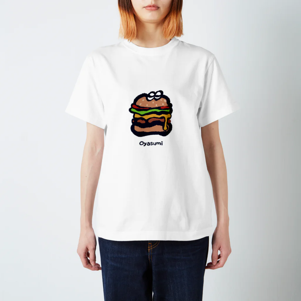 okioのおやすみハンバーガー スタンダードTシャツ