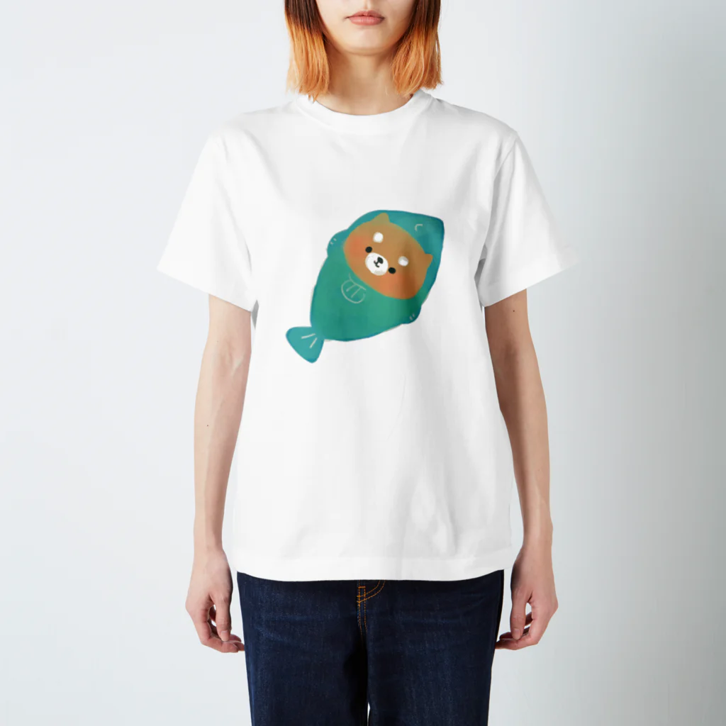 (   ᵔ(ᴥ)ᵔ   )のうおしば スタンダードTシャツ