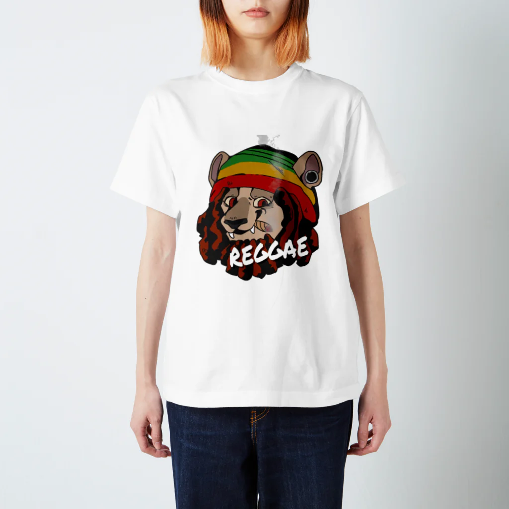 👾Churro👾のreggae lion スタンダードTシャツ