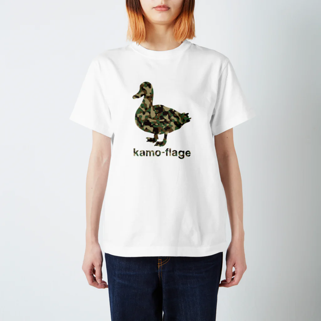 gemgemshopの鴨フラージュ ver2 Regular Fit T-Shirt