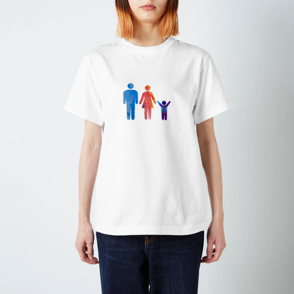 punyaaのこどもでーす(三人家族ver.) Regular Fit T-Shirt