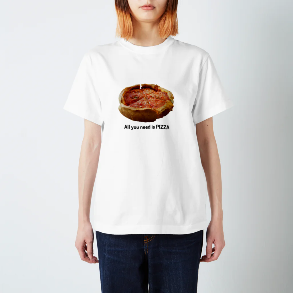 Haruki HorimotoのAll you need is PIZZA Regular Fit T-Shirt