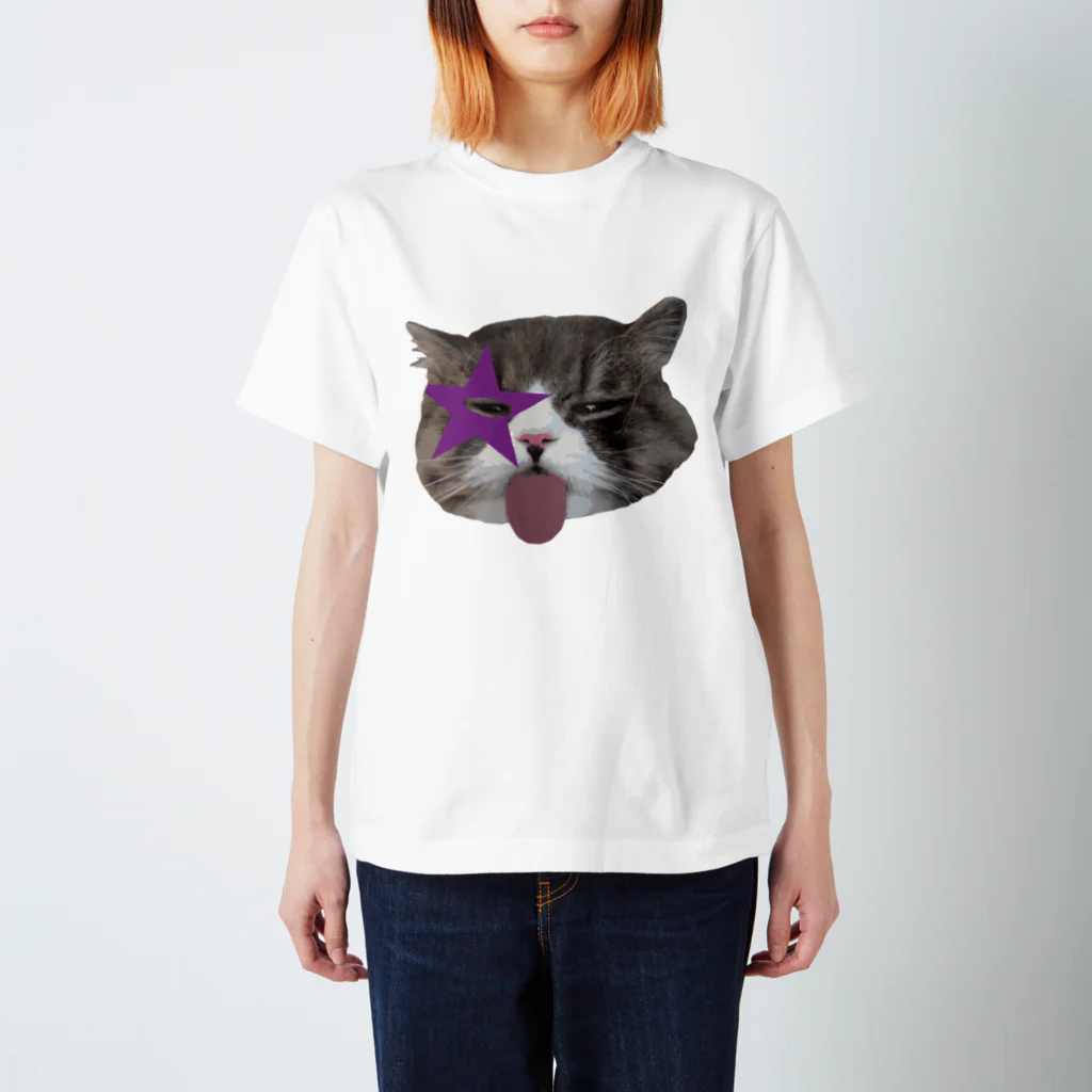 むぎみそ商店のKISS CAT スタンダードTシャツ