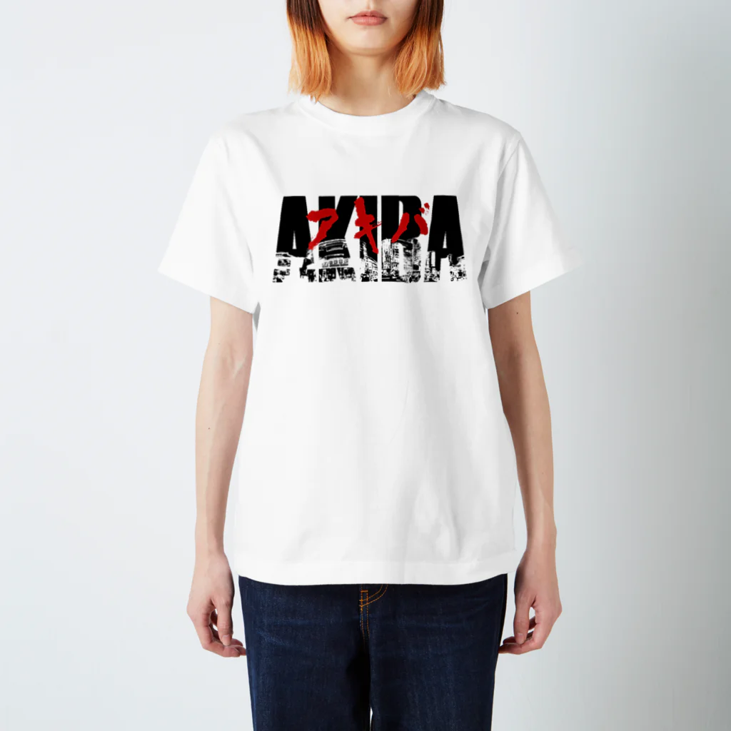 GAMERA3のAKIBA STATION RED スタンダードTシャツ