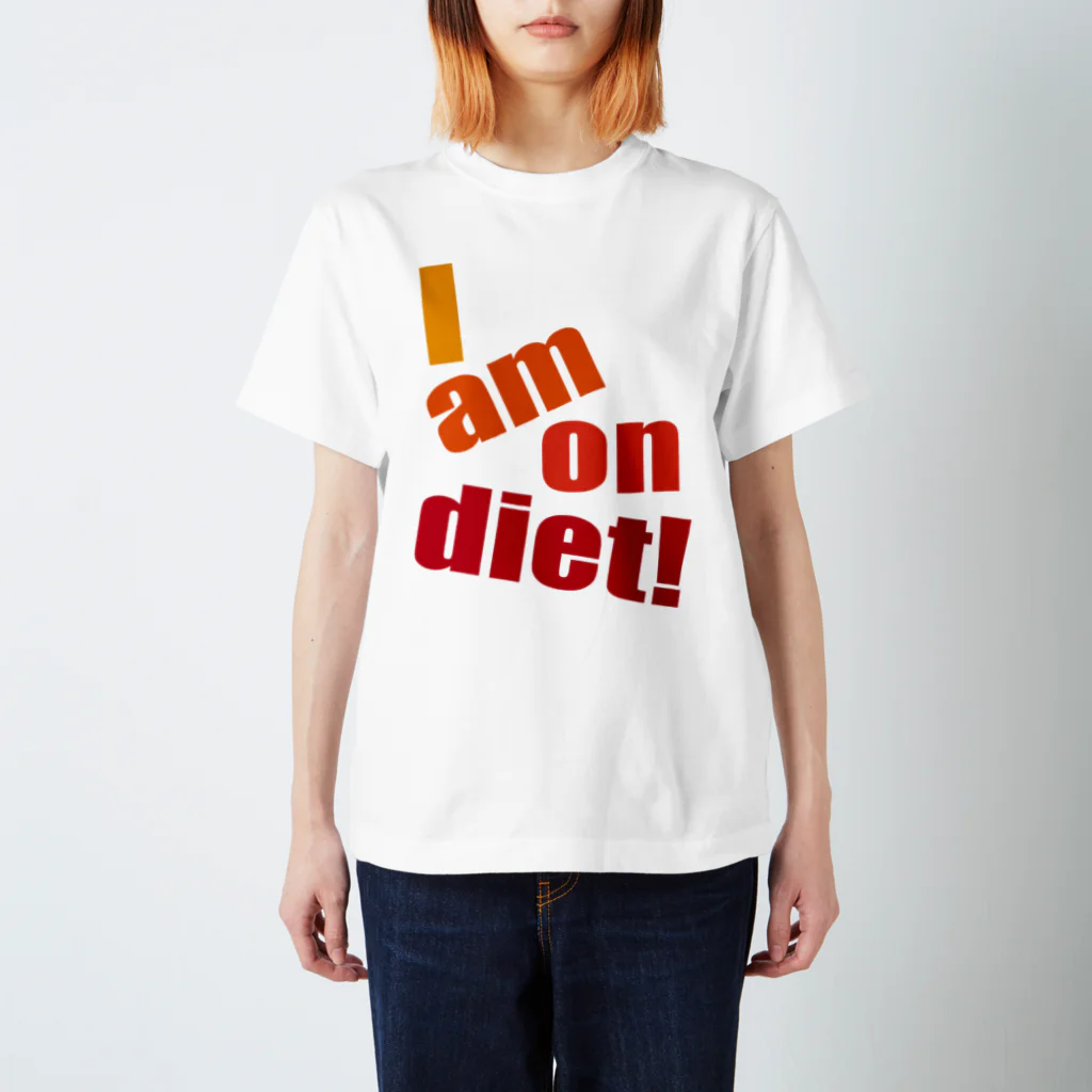 フォーヴァのI am on diet! スタンダードTシャツ