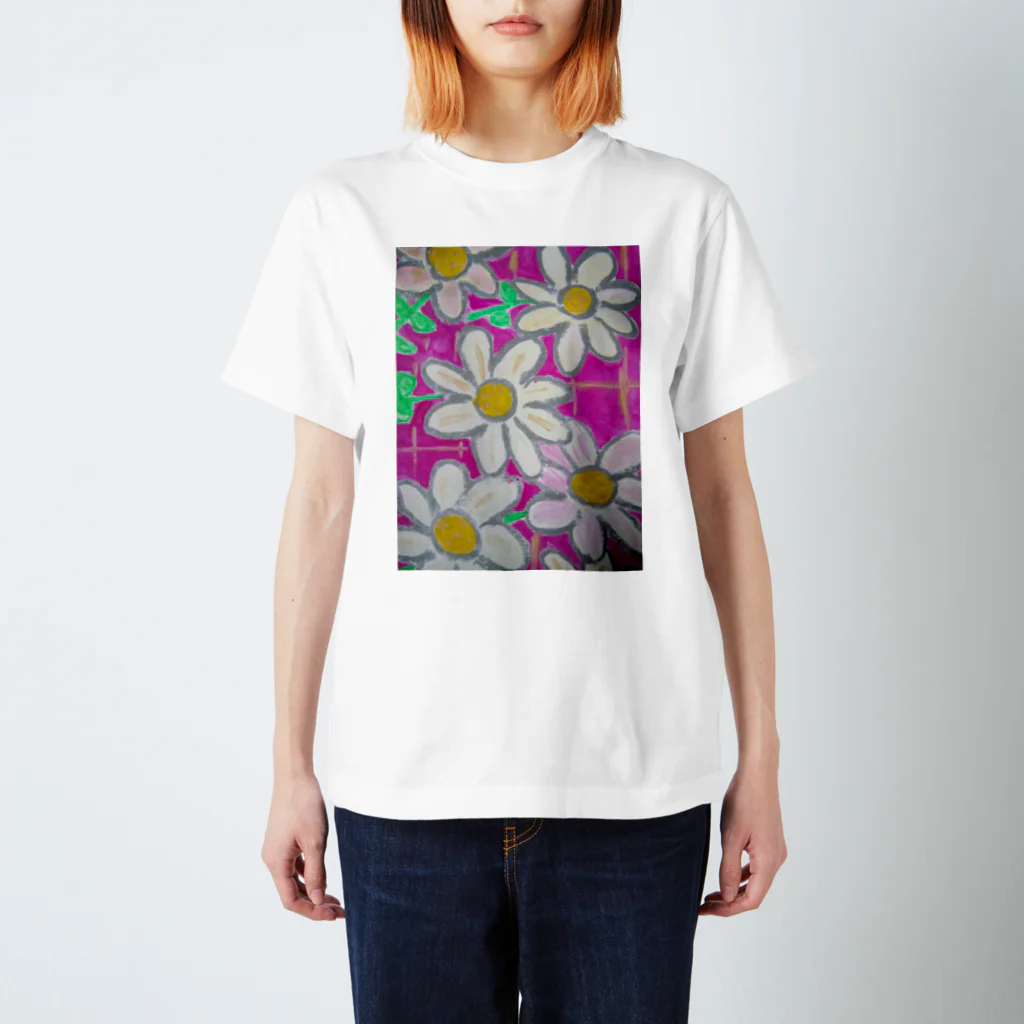 hirakoARTのかわいい花 Regular Fit T-Shirt