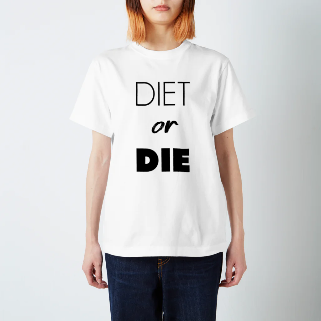 gemgemshopのDIET or DIE Regular Fit T-Shirt