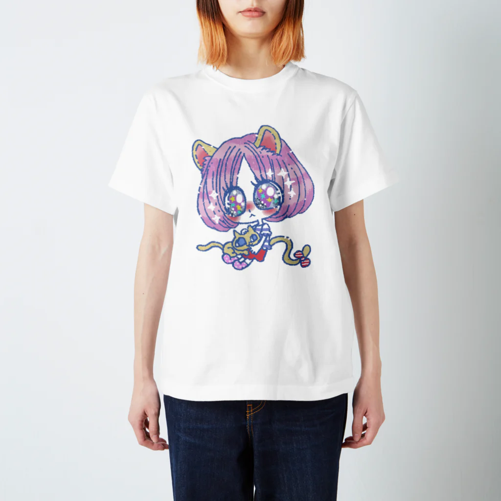 もーたんのねこ子ちゃん スタンダードTシャツ