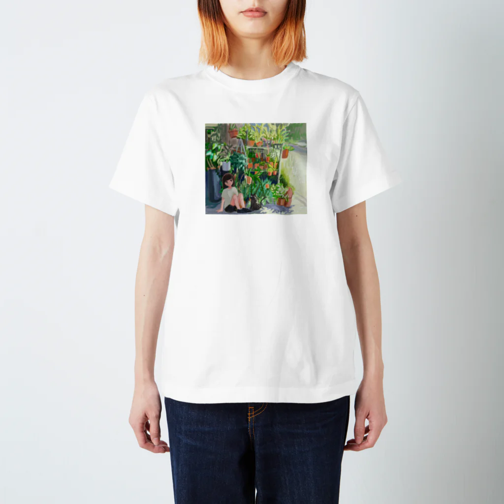 sawaの人猫草 スタンダードTシャツ