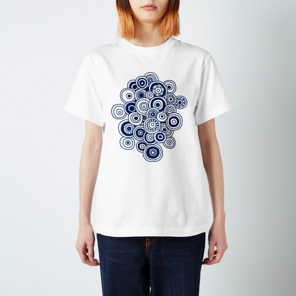 すずきの丸の集合体(縦) Regular Fit T-Shirt