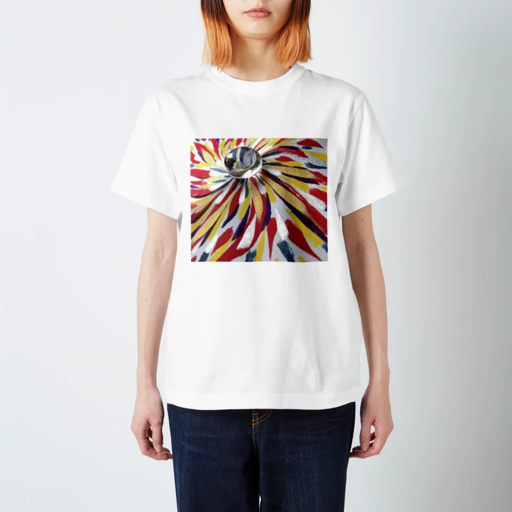 Yo+Ichiro.Universe.Artの浄化と喜びの炎 - ニギハヤヒと供に - Regular Fit T-Shirt