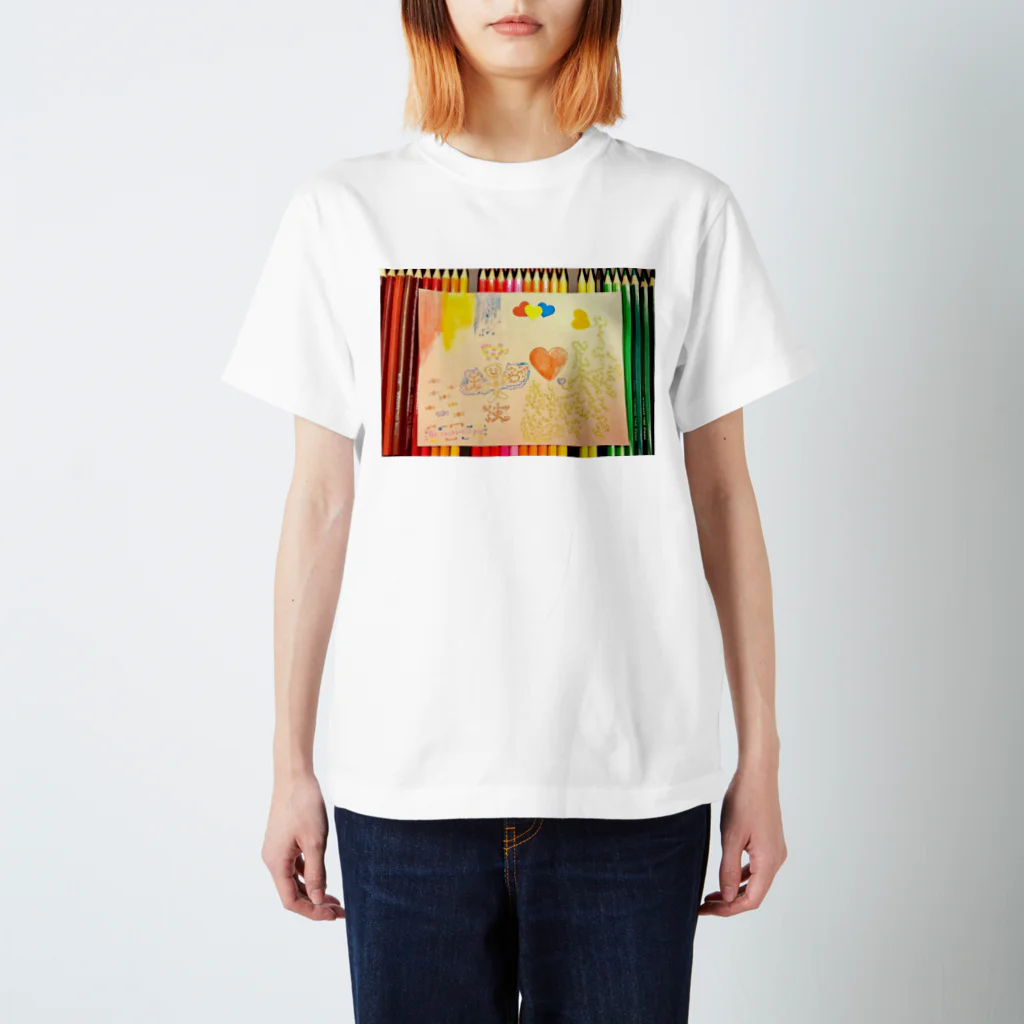 egg Artworks & the cocaine's pixの赤青黄ノ天使 スタンダードTシャツ