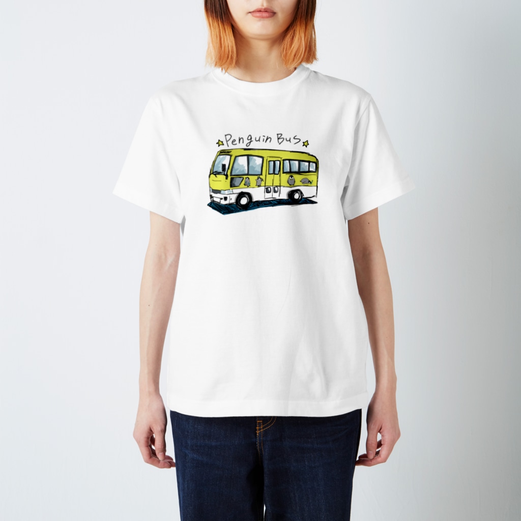 楽描画廊のペンギンバス Regular Fit T-Shirt