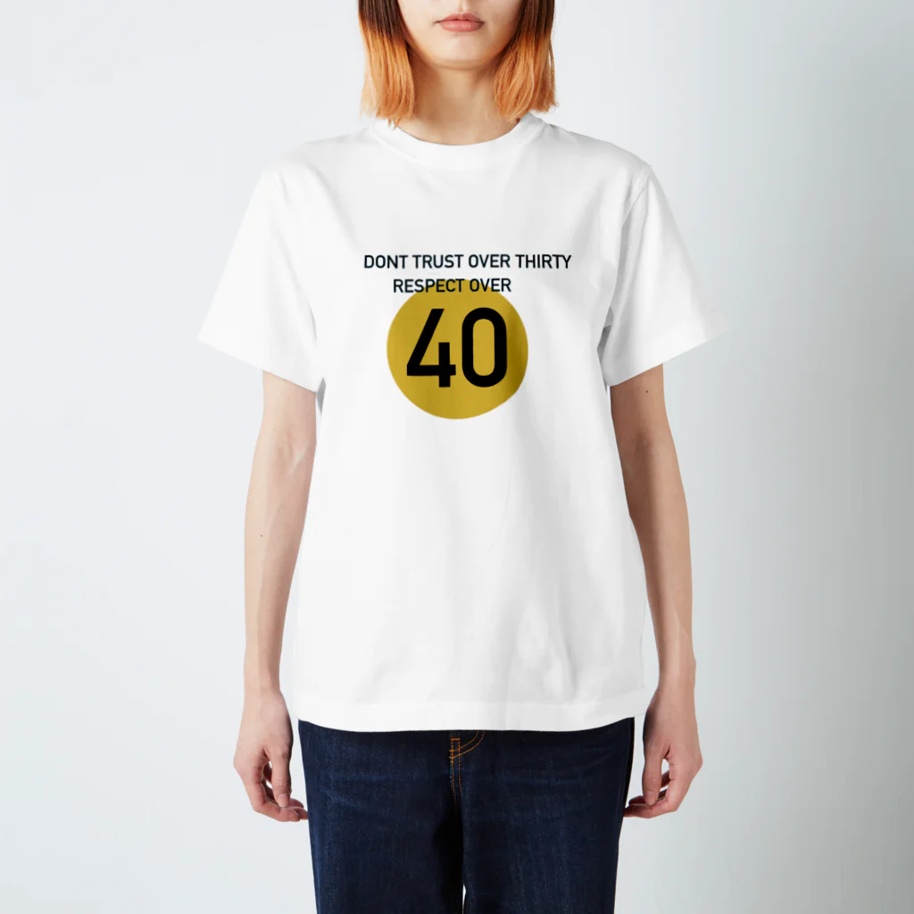 阿部憲郎の40歳へのリスペクト スタンダードTシャツ