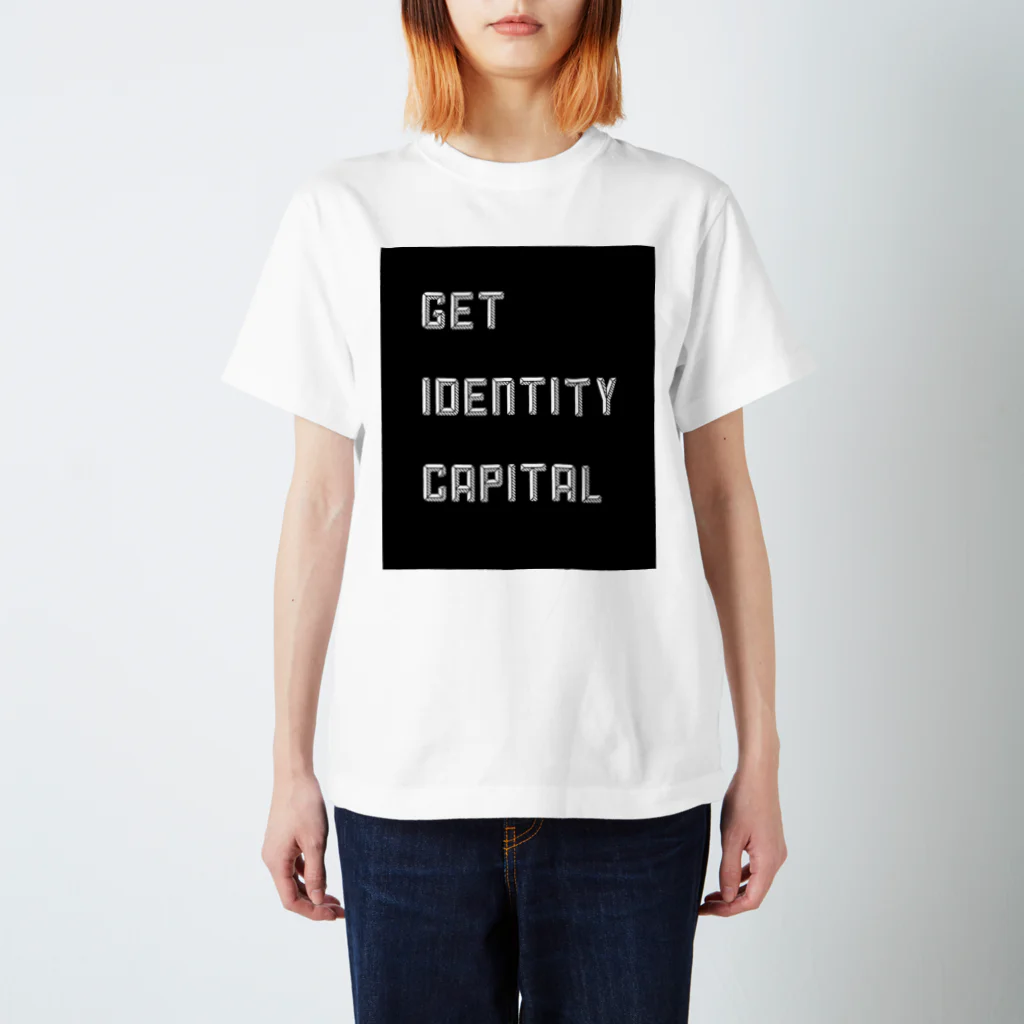 seiyafujitaのget identity capital スタンダードTシャツ