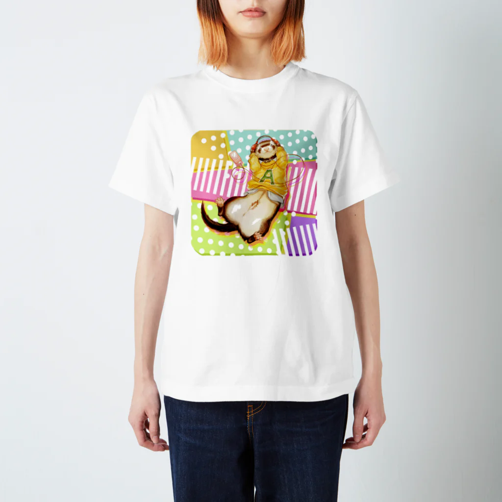 いちごだわし🐹のあんずとmusic♪ スタンダードTシャツ