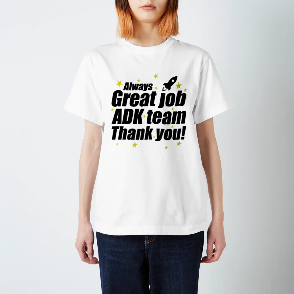 【仮想通貨】ADKグッズ専門店 のGreat ADK team! スタンダードTシャツ