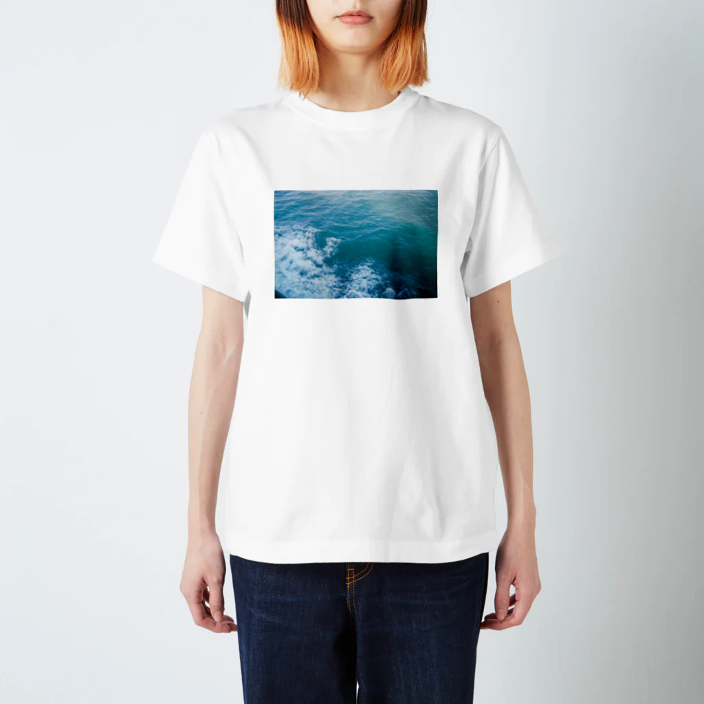 cozcozの海のあお スタンダードTシャツ