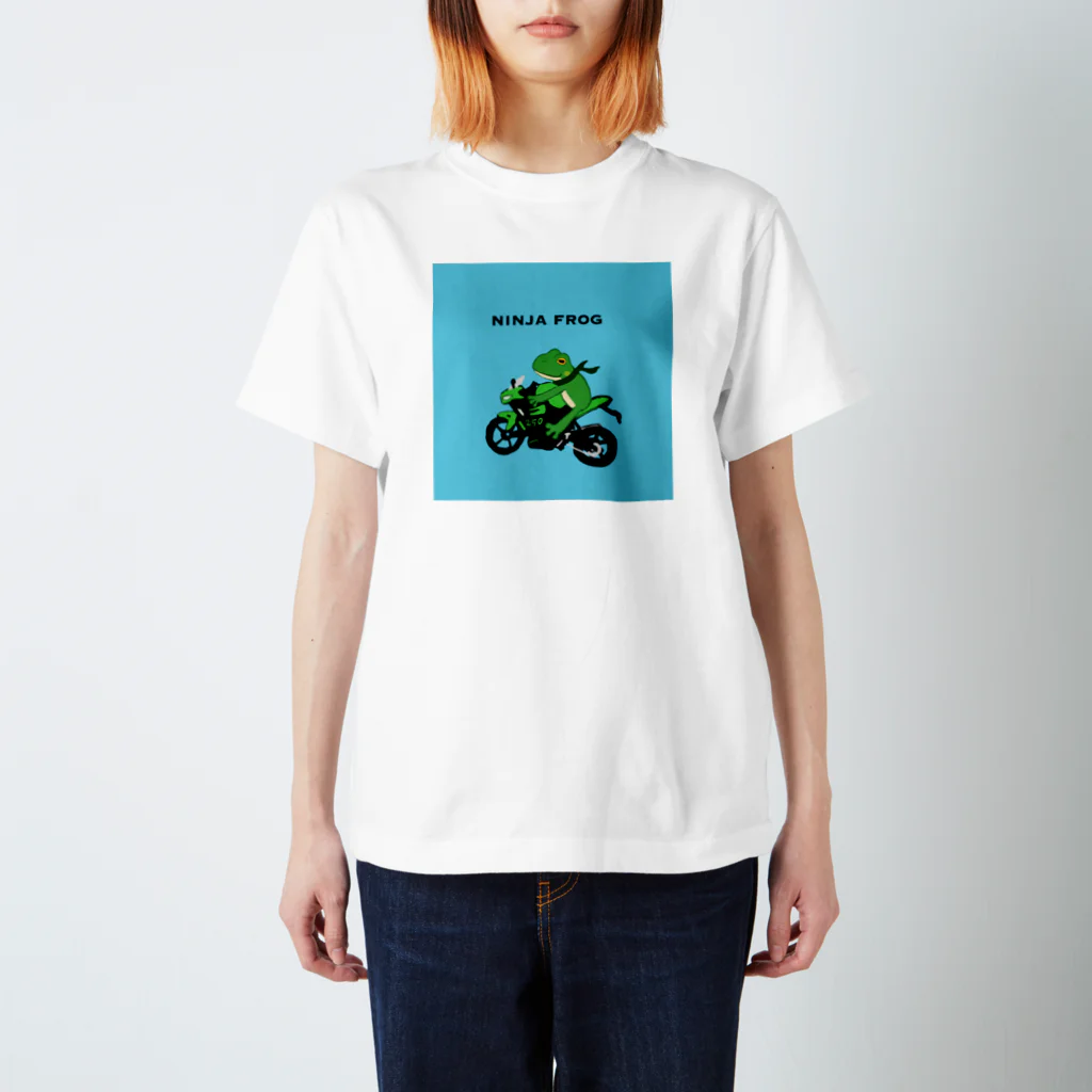 ぽめら兄ぃやんのカエル忍者 スタンダードTシャツ