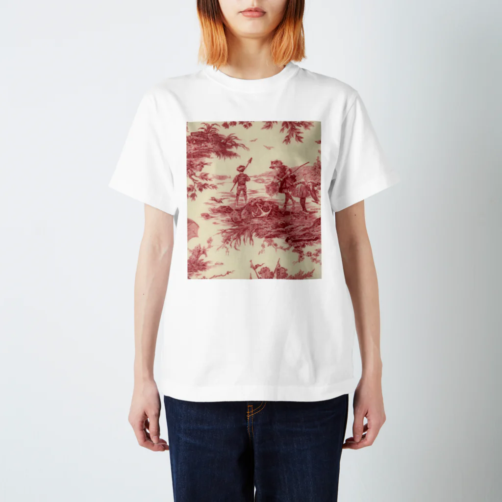 J. Jeffery Print Galleryのトワルドジュイ Toile de Jouy スタンダードTシャツ