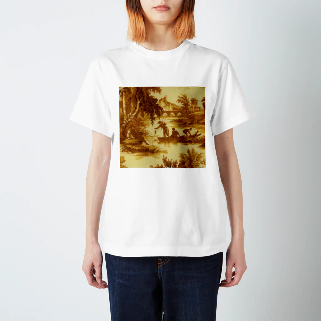 J. Jeffery Print Galleryのトワルドジュイ Toile de Jouy スタンダードTシャツ