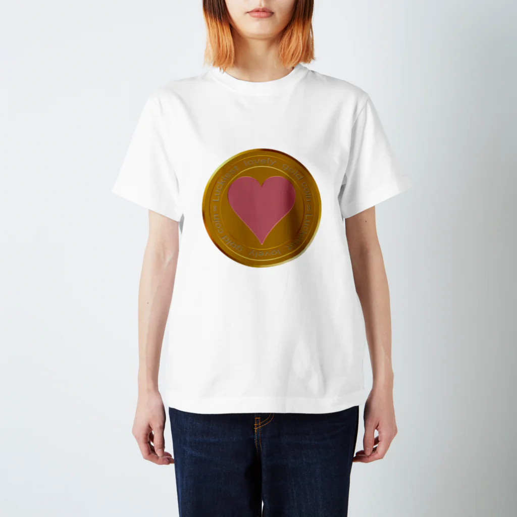 ジェムたん٩(๑òωó๑)۶のＬｏｖｅ ｃｏｉｎ スタンダードTシャツ