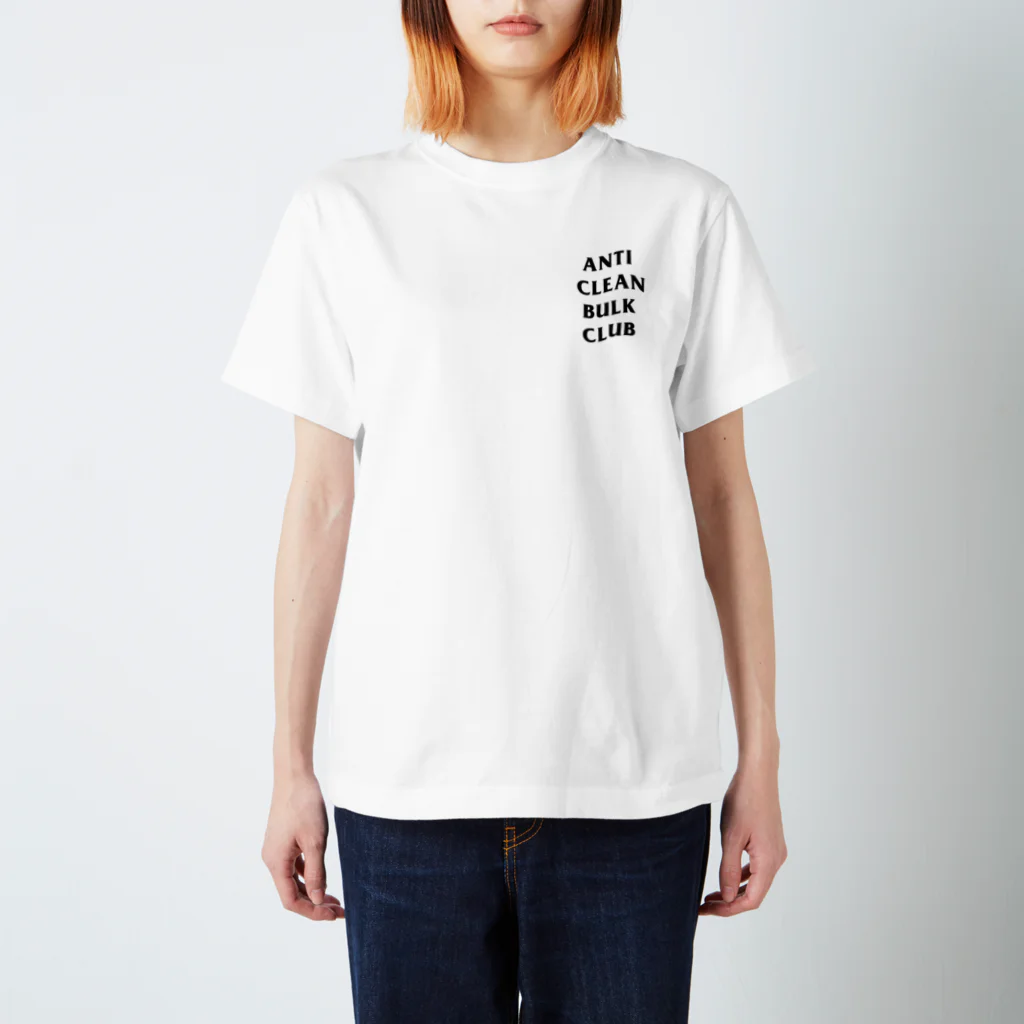 現世のANTI CLEAN BULK CLUB（BLACK font） Regular Fit T-Shirt