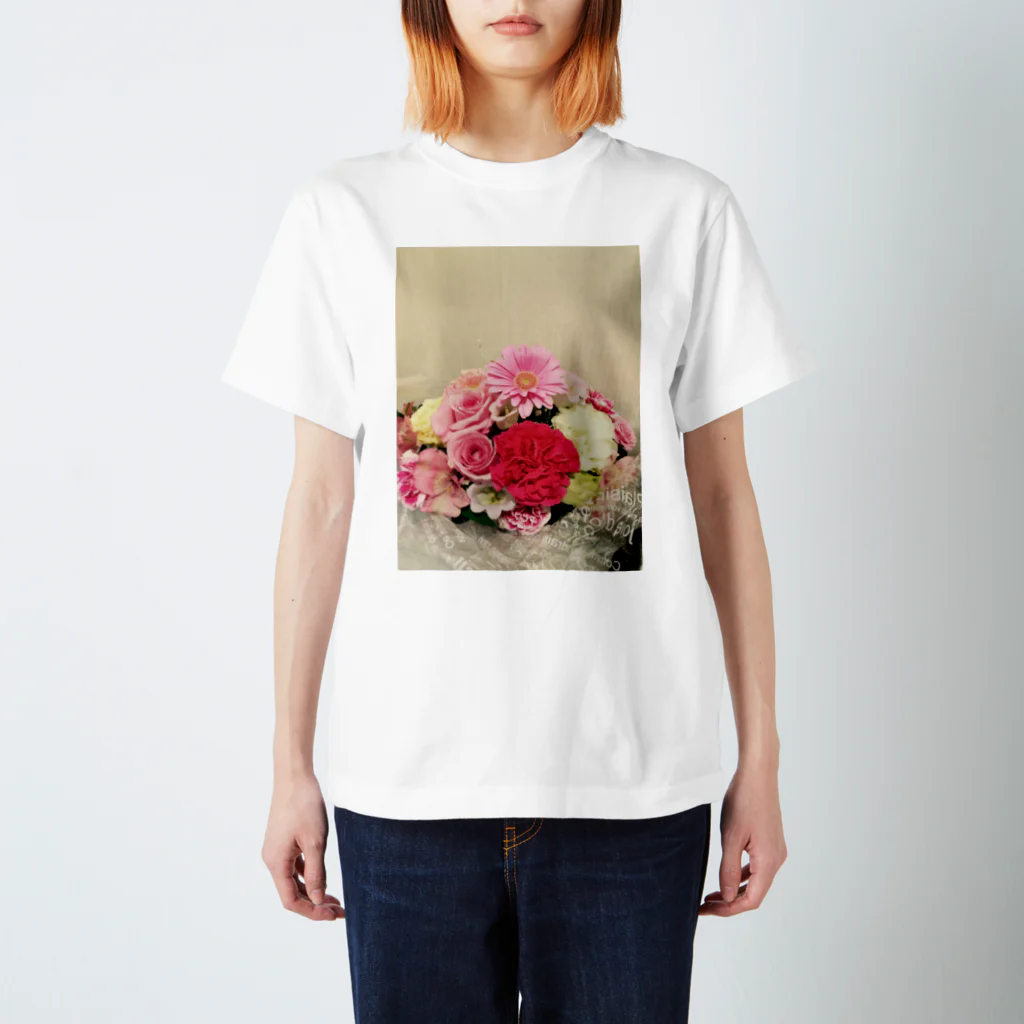 ヌヴェルのお花はん スタンダードTシャツ