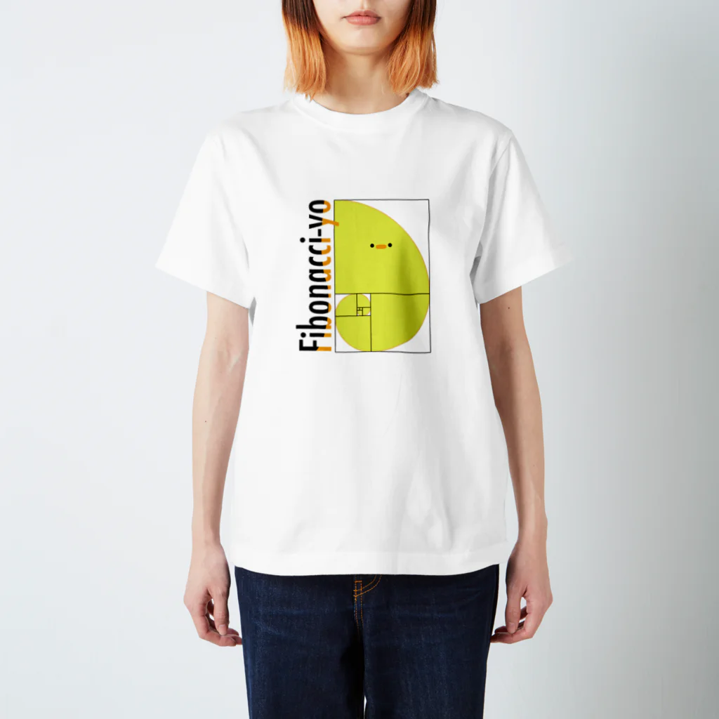 ぷにおもちSHOPのフィボナッチーヨ スタンダードTシャツ