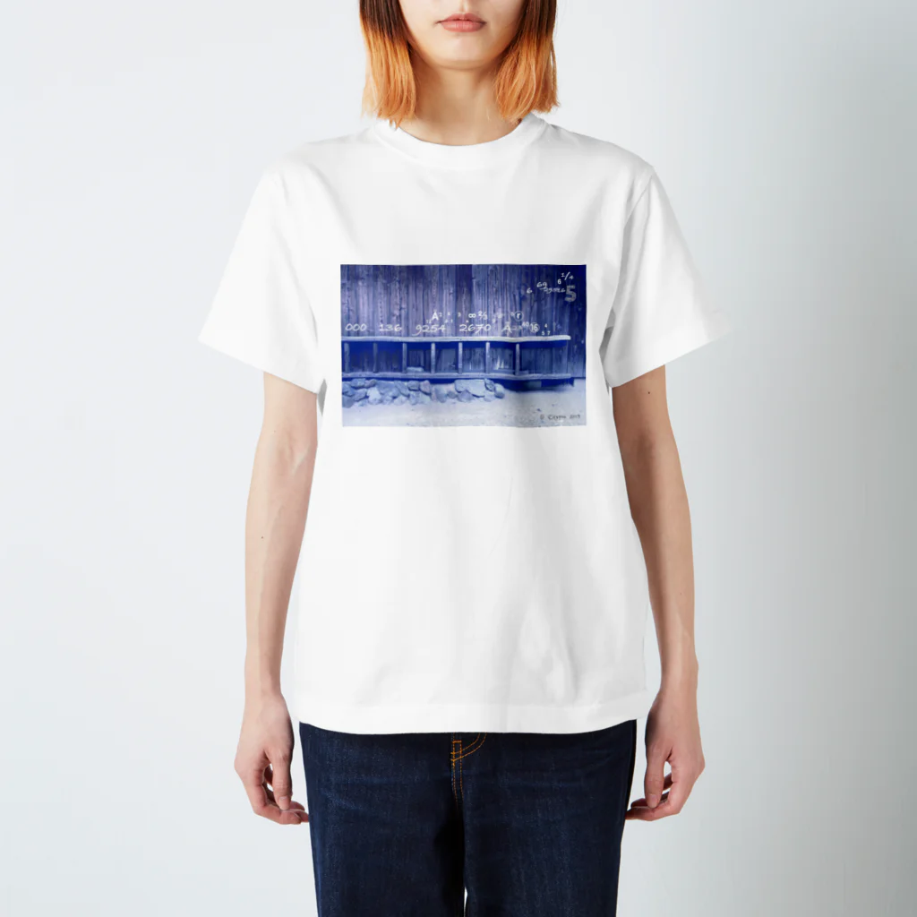 Riexのフォトコラージュ・ハシゴ数字 スタンダードTシャツ