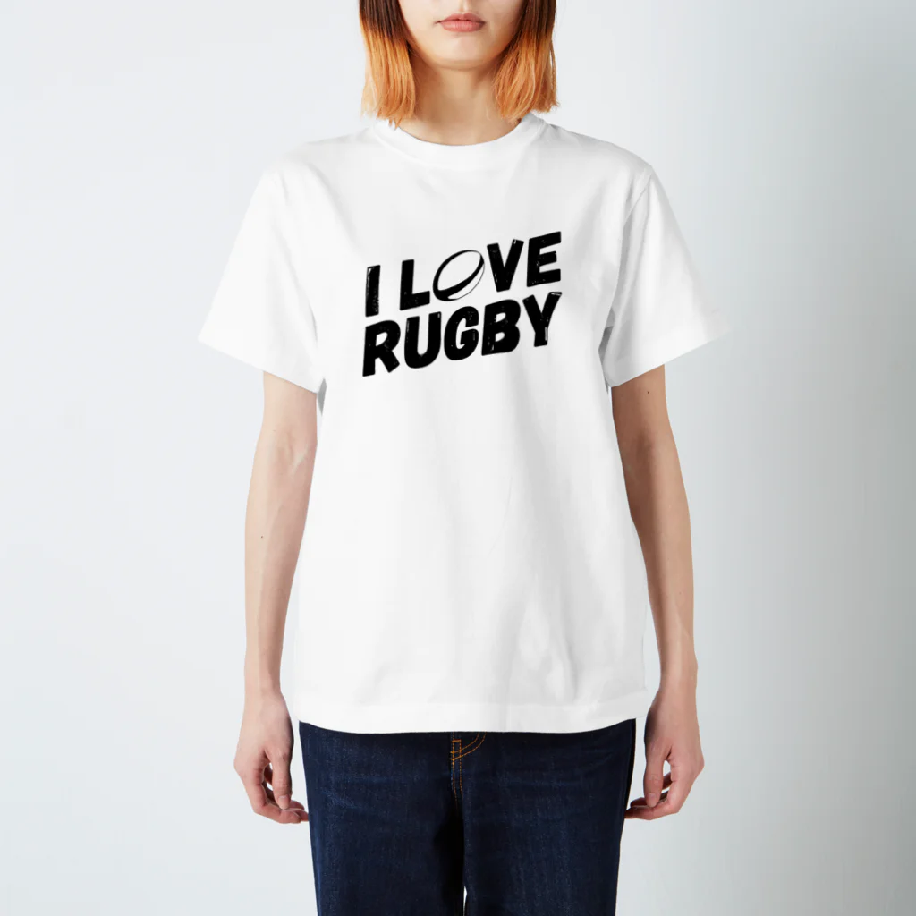 gemgemshopのI LOVE RUGBY スタンダードTシャツ