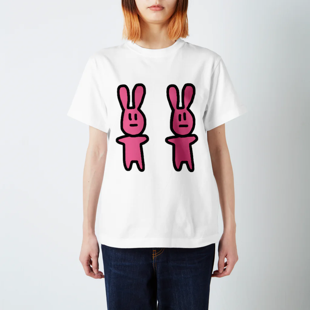 田中陽奈子の2匹のうさぎ Regular Fit T-Shirt