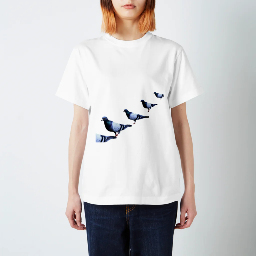 nenenokoのはとぽっぽー Regular Fit T-Shirt