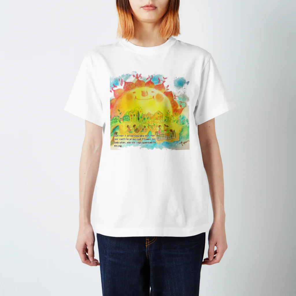 童画家 ☆たまてばこ主宰＊Tomyのpeaceful  スタンダードTシャツ