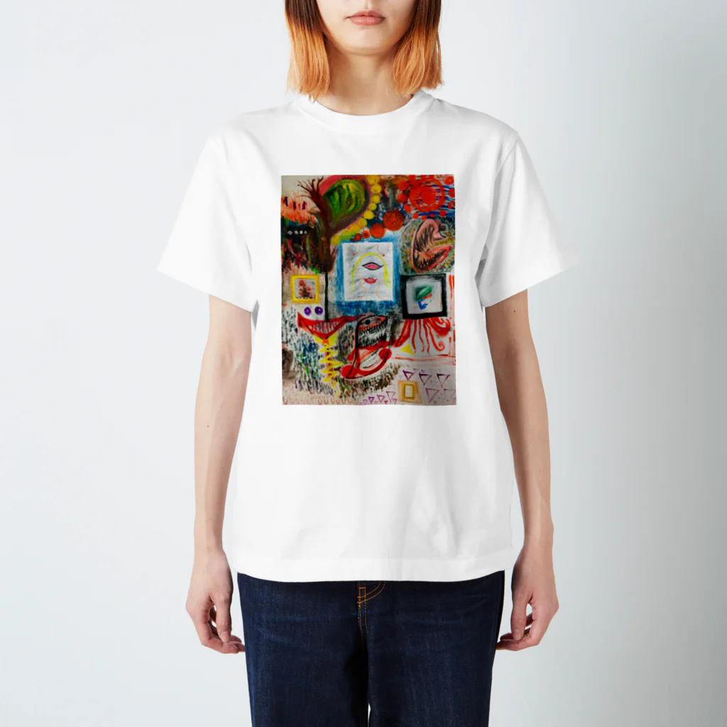 RyoY_ArtWorks_GalleryのChaos_Graffiti スタンダードTシャツ