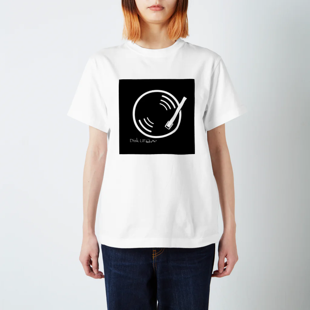 hidekaMusicのDisk UFO sharp スタンダードTシャツ