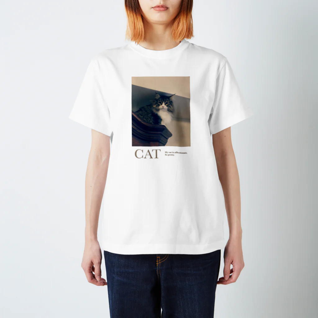 saechaのCAT Tシャツ スタンダードTシャツ