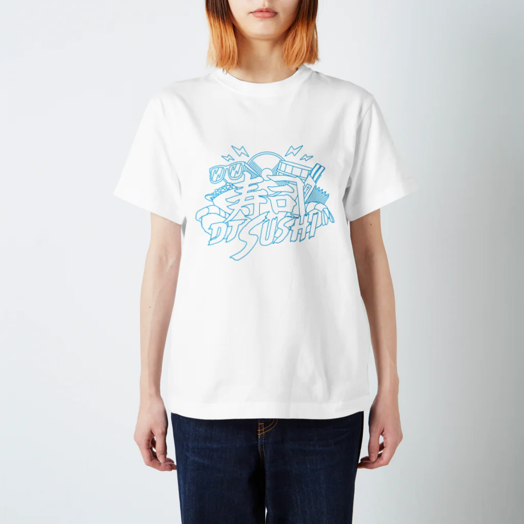 SUSHI SHOP 墨田店のDJ SUSHI ストファイⅡ風Tシャツ スタンダードTシャツ