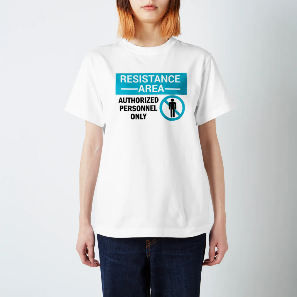 notforpowerのRESISTANCE AREA スタンダードTシャツ