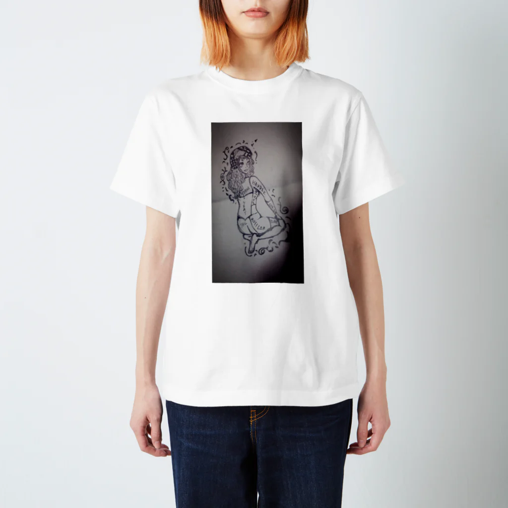 Stupid motercycle worksのMotercycle girl Regular Fit T-Shirt