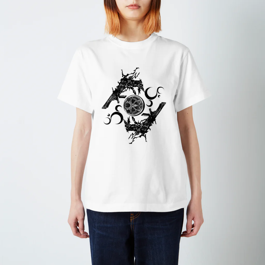 空腹.jpの魔法陣 スタンダードTシャツ